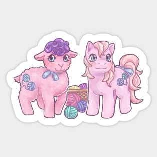 Baby Fleecy and Baby Wooly Sticker